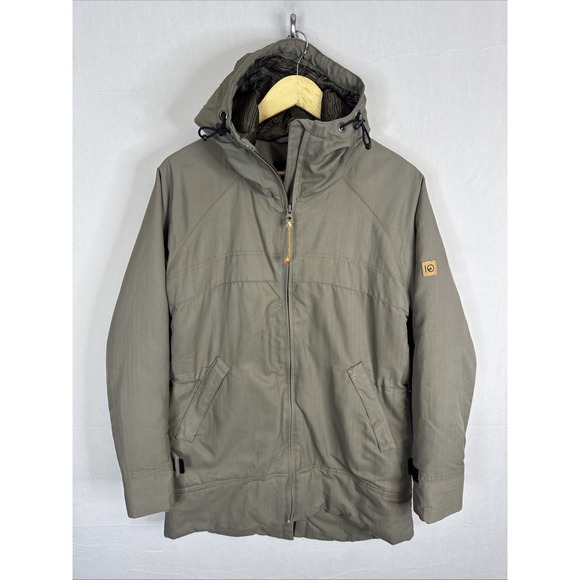 tentree Jackets & Blazers - Tentree Womens Hooded Jacket Medium Olive Green Full Zip Outdoor Hiking Coat